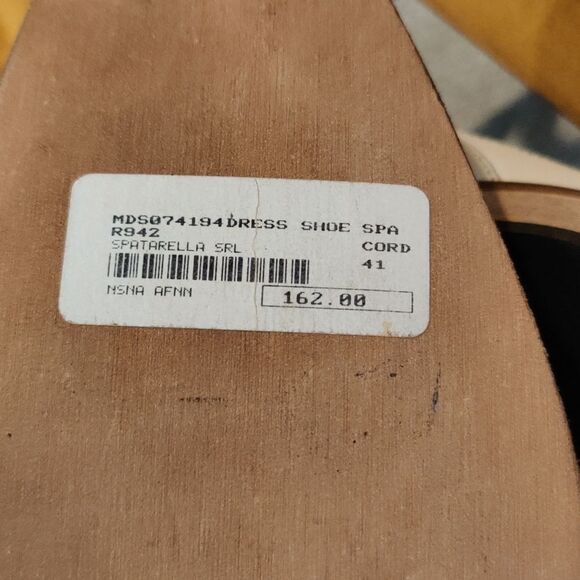 NWT Brummel Spatarella cream loafers made in Italy size 41 main image 10